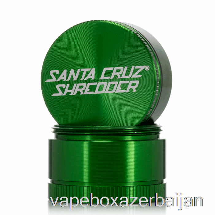 E-Juice Vape Santa Cruz Shredder 1.6inch Small 3-Piece Grinder Green (40mm)